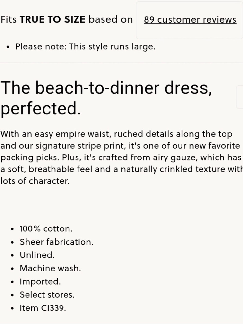 NWT J Crew Airy Gauze Empire waist dress - Picture 5 of 11